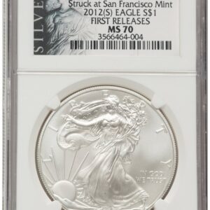 2012(-S) Modern Bullion Coins (2012-(S) Silver Eagle FR American Liberty Series Label)