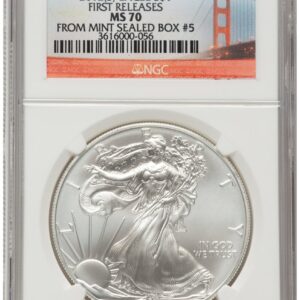 2012(-S) Modern Bullion Coins (2012-(S) Silver Eagle FR San Francisco Bridge Label)