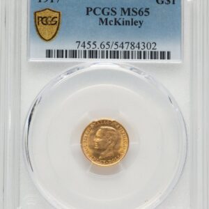 1917 Commemorative Gold (1917 G$1 McKinley PCGS Secure)