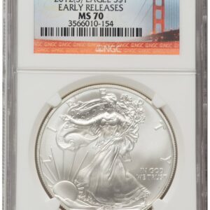 2012(-S) Modern Bullion Coins (2012-(S) Silver Eagle ER San Francisco Bridge Label)