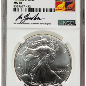 2024(-P) Modern Bullion Coins (2024-(P) Silver Eagle (Privy Mark) FDI Michael Gaudioso Eagle Art)