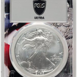 2025(-P) Modern Bullion Coins (2025-(P) Silver Eagle (Privy Mark) Ultra Label Flag Core)