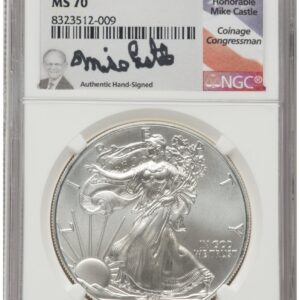 2012 Modern Bullion Coins (2012 Silver Eagle Mike Castle)