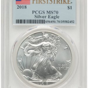 2018 Modern Bullion Coins (2018 Silver Eagle FS Flag)