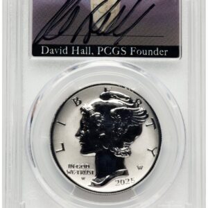 2025-W Modern Bullion Coins (2025-W Palladium Eagle 1 oz, REV PR FDI David Hall)