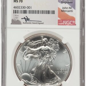 2012 Modern Bullion Coins (2012 Silver Eagle John Mercanti)