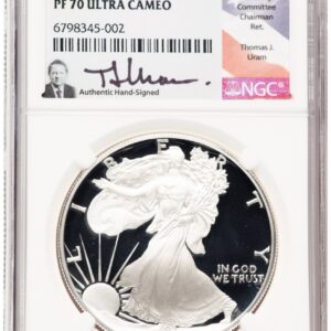 1989-S Modern Bullion Coins (1989-S Proof Silver Eagle 1 oz Thomas Uram)