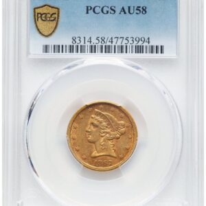 1867-S Liberty Half Eagles (1867-S $5 PCGS Secure)