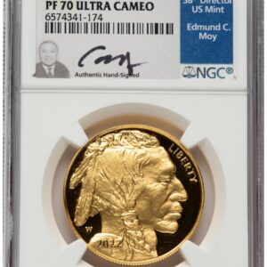 2022-W Modern Bullion Coins (2022-W Proof Gold Buffalo 1 oz Ed Moy)