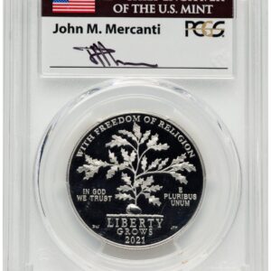 2021-W Modern Bullion Coins (2021-W Proof Platinum Eagle 1 oz FDI John Mercanti)