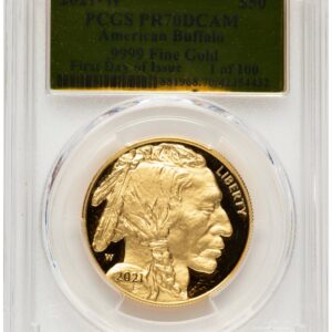 2021-W Modern Bullion Coins (2021-W Proof Gold Buffalo 1 oz FDI Gold Foil)