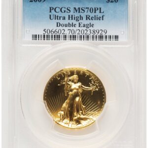 2009 Modern Bullion Coins (2009 G$20 Ultra High Relief, PL Blue Gradient)