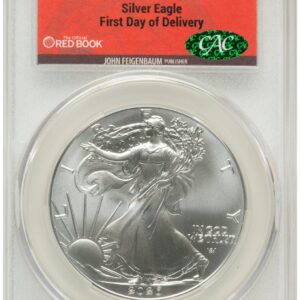2026 Modern Bullion Coins (2026 Silver Eagle First Day of Delivery Red Book)