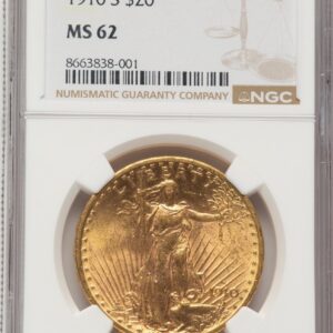 1910-S Saint-Gaudens Double Eagles (1910-S $20)