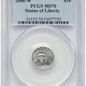 2006-W Modern Bullion Coins (2006-W Burnished Platinum Eagle 1/10 oz Blue Label)