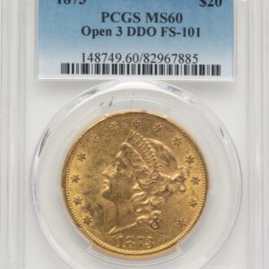 1873 Liberty Double Eagles (1873 $20 FS-101, MS)