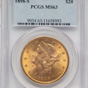 1898-S Liberty Double Eagles (1898-S $20)