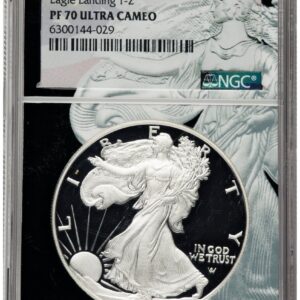 2021-W Modern Bullion Coins (2021-W TY2 Proof Silver Eagle 1 oz Black Silver Eagle Core Overlay/Label)
