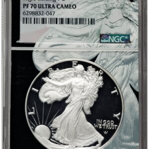 2021-S Modern Bullion Coins (2021-S TY2 Proof Silver Eagle 1 oz Black Silver Eagle Core Overlay/Label)