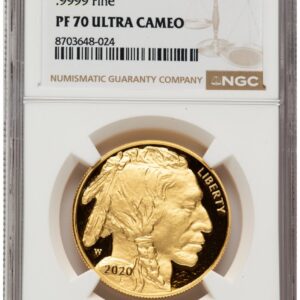 2020-W Modern Bullion Coins (2020-W Proof Gold Buffalo 1 oz Brown Label)