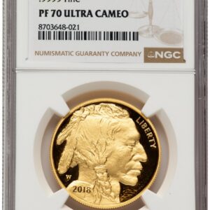 2018-W Modern Bullion Coins (2018-W Proof Gold Buffalo 1 oz Brown Label)