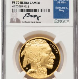 2018-W Modern Bullion Coins (2018-W Proof Gold Buffalo 1 oz Ed Moy)