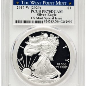 2017-W Modern Bullion Coins (2017-W Proof Silver Eagle 1 oz US Mint Special Issue Struck at West Point)