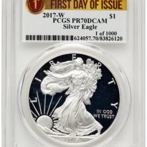 2017-W Modern Bullion Coins (2017-W Proof Silver Eagle 1 oz FDI 1ST)