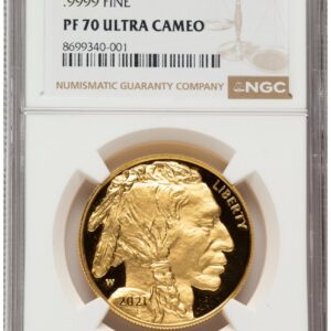 2014-W Modern Bullion Coins (2014-W Proof Gold Buffalo 1 oz 1.00 oz Brown Label)