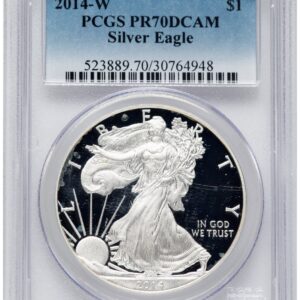 2014-W Modern Bullion Coins (2014-W Proof Silver Eagle 1 oz Blue Gradient)