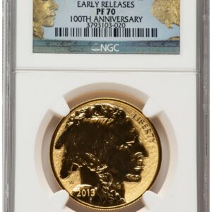 2013-W Modern Bullion Coins (2013-W Reverse Proof Gold Buffalo 1 oz ER 100th Anniversary)