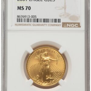 2001 Modern Bullion Coins (2001 Gold Eagle 1/2 oz Brown Label)