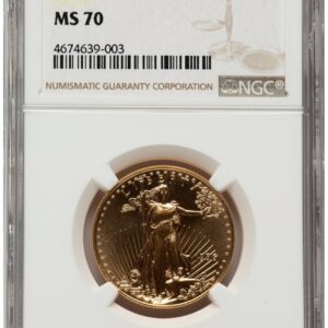 1996 Modern Bullion Coins (1996 Gold Eagle 1/2 oz Brown Label)