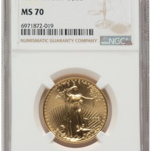 1992 Modern Bullion Coins (1992 Gold Eagle 1/2 oz Brown Label)