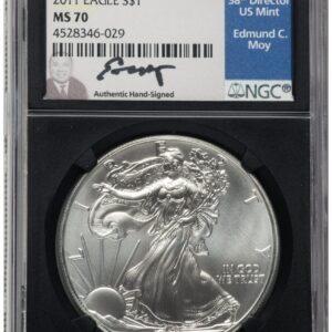 2011 Modern Bullion Coins (2011 Silver Eagle Ed Moy Blk Core)