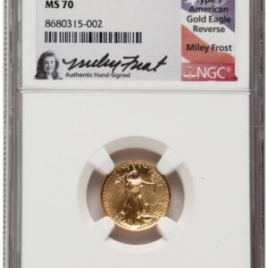 1990 Modern Bullion Coins (1990 Gold Eagle 1/10 oz Miley Frost)
