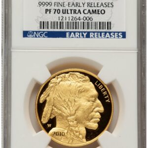 2010-W Modern Bullion Coins (2010-W Proof Gold Buffalo 1 oz ER Blue)