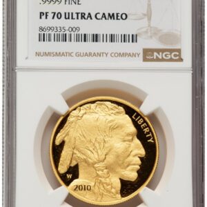 2010-W Modern Bullion Coins (2010-W Proof Gold Buffalo 1 oz Brown Label)