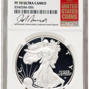 2025-W Modern Bullion Coins (2025-W Proof Silver Eagle 1 oz AR Jeff Garrett Red Book)