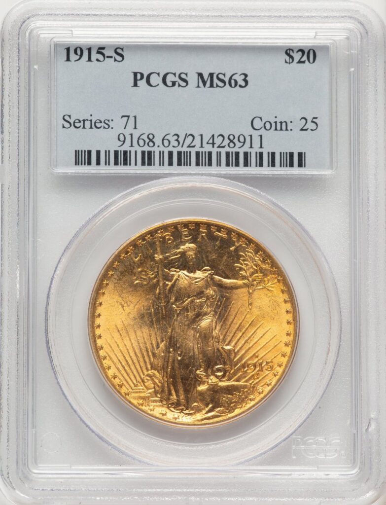 1915-S Saint-Gaudens Double Eagles (1915-S $20)