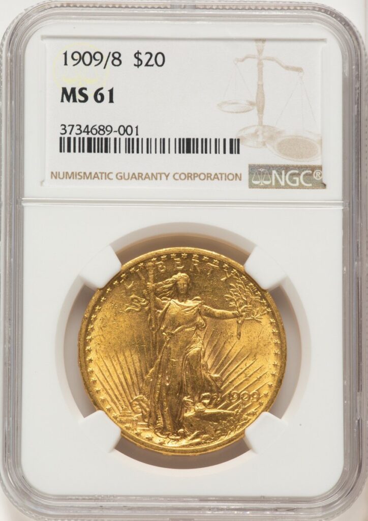 1909/8 Saint-Gaudens Double Eagles (1909/8 $20 FS-301)