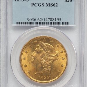 1899-S Liberty Double Eagles (1899-S $20 Blue Label)
