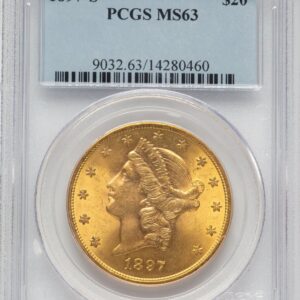 1897-S Liberty Double Eagles (1897-S $20 Blue Label)