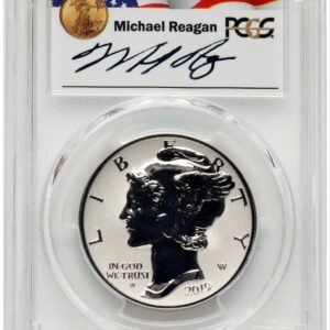 2019-W Modern Bullion Coins (2019-W Palladium Eagle 1 oz, REV PR FDI Reagan Legacy Series Michael Reagan)