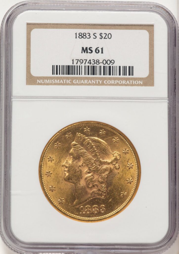 1883-S Liberty Double Eagles (1883-S $20)