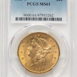 1883-S Liberty Double Eagles (1883-S $20 Blue Gradient)