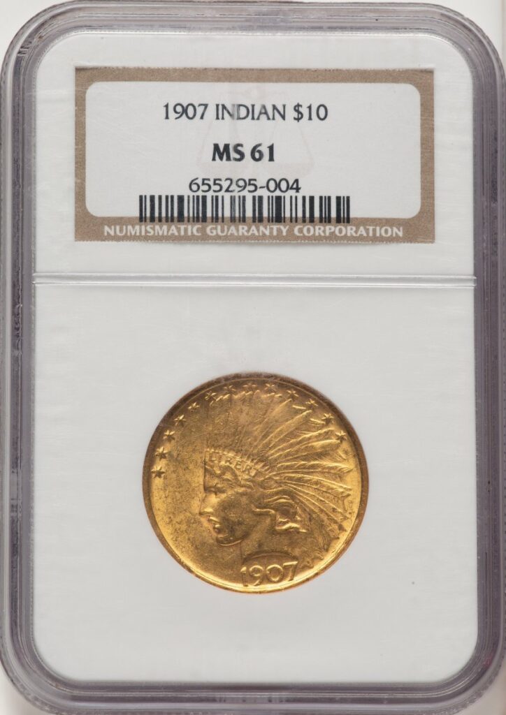 1907 Indian Eagles (1907 $10 No Motto)