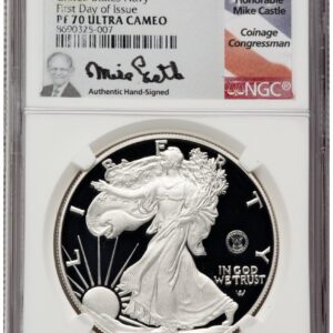 2025-W Modern Bullion Coins (2025-S Proof Silver Eagle Privy U.S. Navy 250th Anniversary 1 oz FDI Mike Castle)
