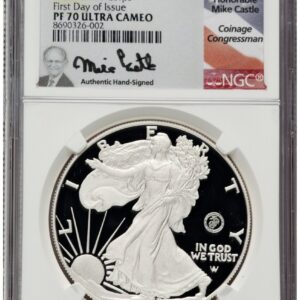 2025-W Modern Bullion Coins (2025-P Proof Silver Eagle Privy U.S. Marine Corps 250th Anniversary 1 oz FDI Mike Castle)