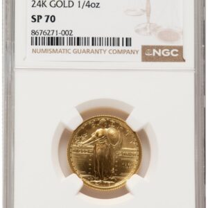 2016-W Modern Bullion Coins (2016-W 25C Standing Liberty 100th Anniversary Gold Centennial Brown Label)